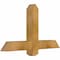 Ekena Millwork Eugene Rough Sawn Timber Gable Bracket, Western Red Cedar, 36"W x 21"H x 4"D x 4"F, 14/12 Pitch GBW036X21X0404EUG00RWR - alternate 5